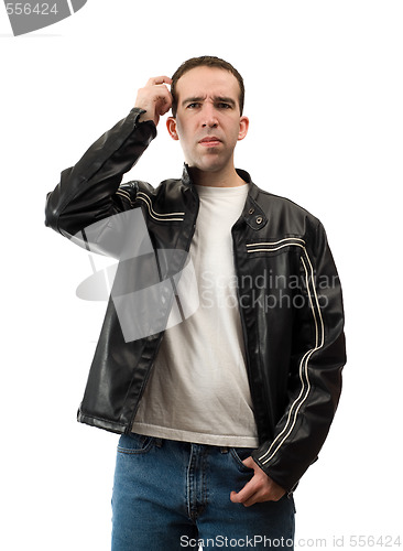 Image of Confused Man Scratching Head