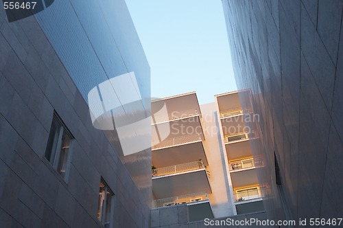 Image of modern courtyard