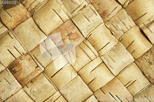 Image of wicker birch texture