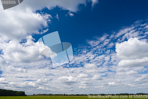 Image of sunny cloudscape