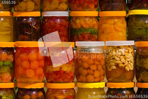 Image of assorted canned fruits