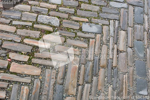 Image of old norvegian pavement pattern