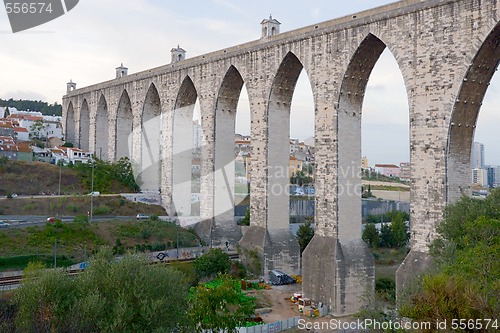 Image of ancient aqueduct