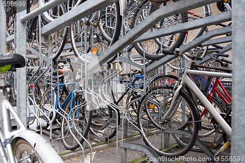 Image of parking for bicycles