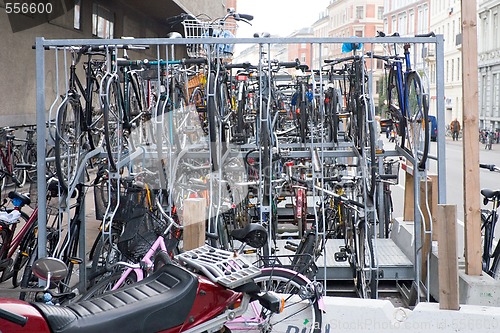 Image of bicycles in Copenhagen