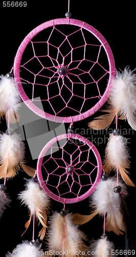 Image of circles of dream catcher