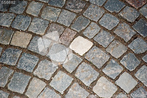 Image of old pavement pattern