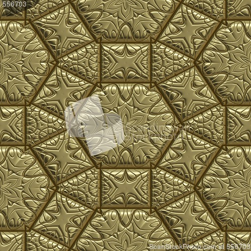 Image of gold metal background