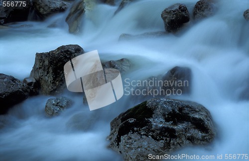 Image of blue waterfall