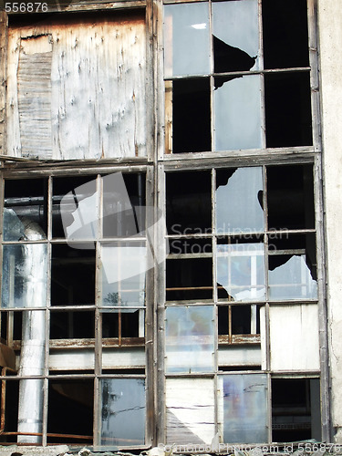 Image of broken window