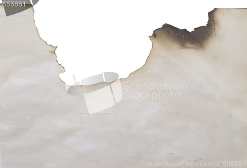 Image of burnt edge