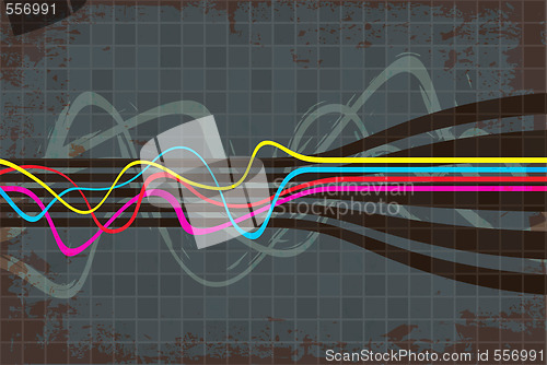 Image of Abstract Retro Lines