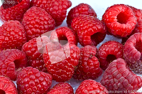 Image of Fresh ripe raspberry