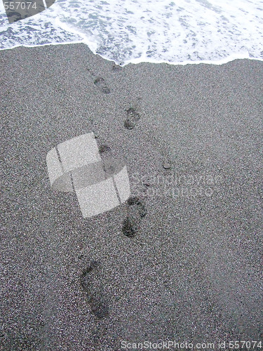 Image of footprints