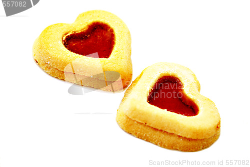 Image of heart  cookies