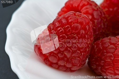 Image of Fresh ripe raspberry