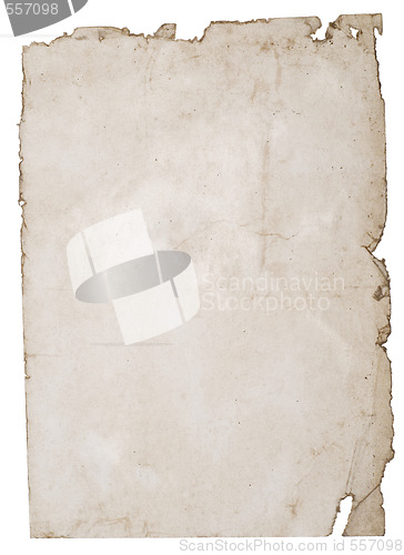 Image of old wrinkled paper