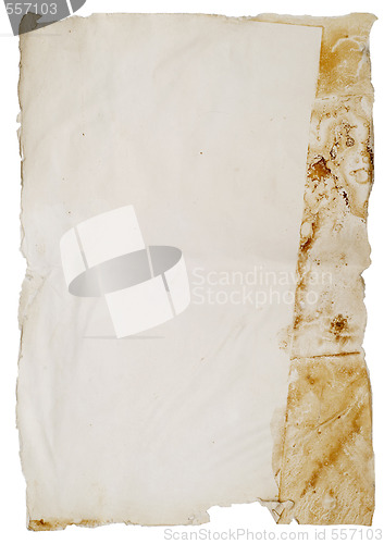 Image of old dirty paper