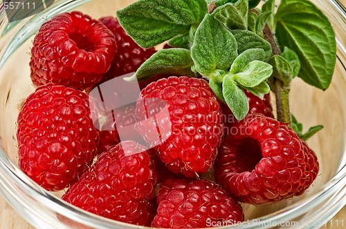 Image of Fresh ripe raspberry