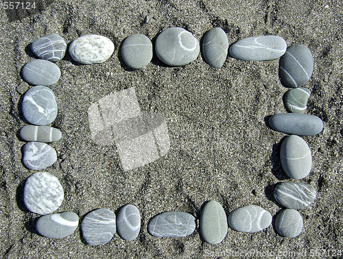 Image of pebble frame