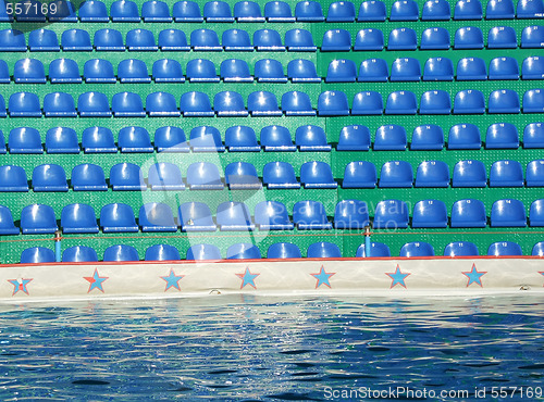 Image of pool and seats