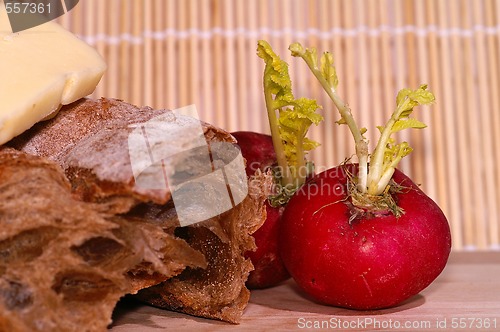 Image of ciabatta redish still-ilife