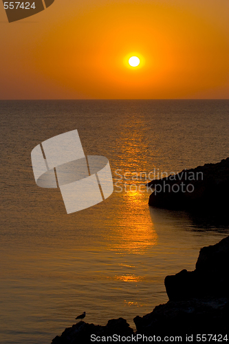 Image of sunset seascape