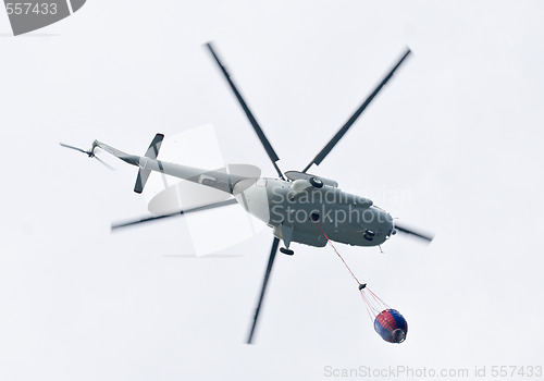 Image of fire helicopter