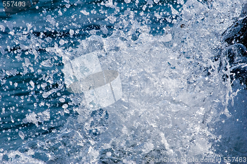 Image of splashes