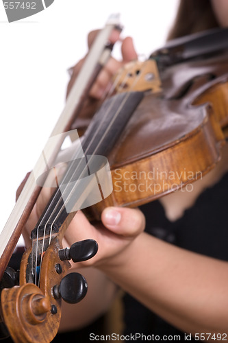 Image of play the violin