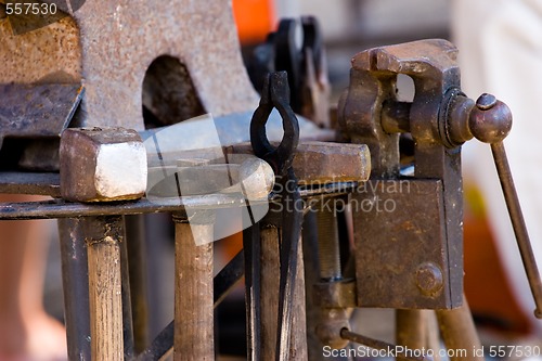 Image of blacksmith's tools