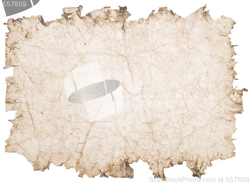 Image of stained paper