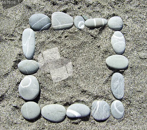 Image of pebble frame