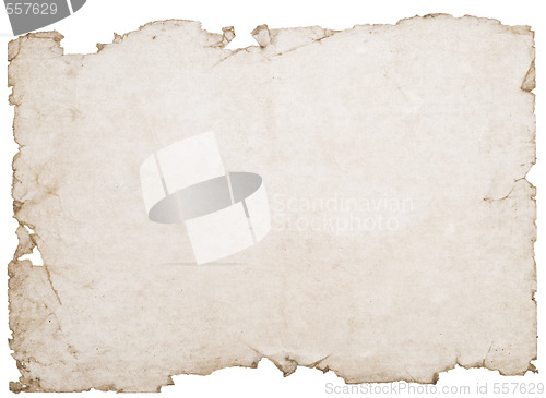 Image of stained paper