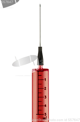 Image of Syringe with blood