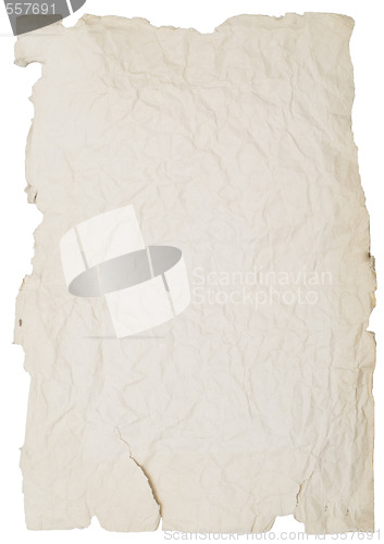 Image of wrinkled paper