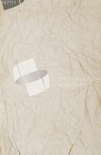 Image of old wrinkled paper