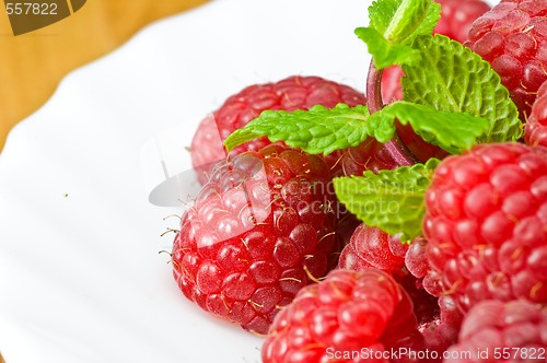 Image of raspberry and mint