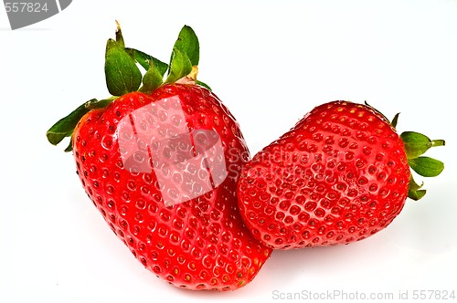 Image of Two strawberries