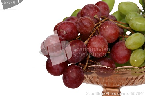 Image of Grapes in the vase