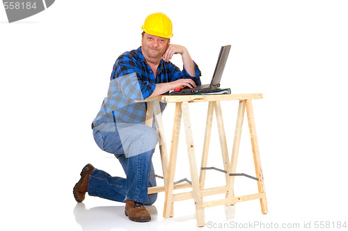 Image of Carpenter at work