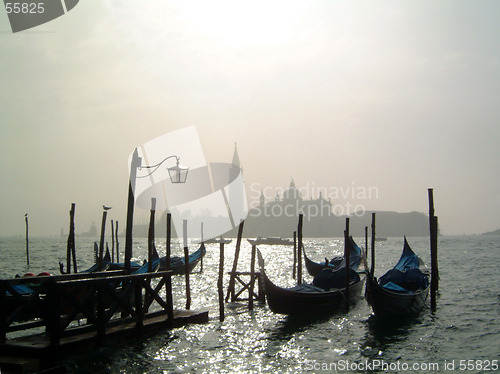 Image of Gondolas in the morning