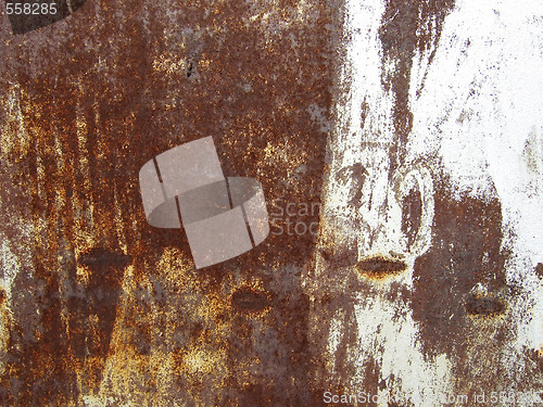 Image of dirty rusty metal