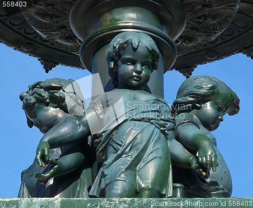 Image of Hyeres - detail of the ancient Godillot's fountain