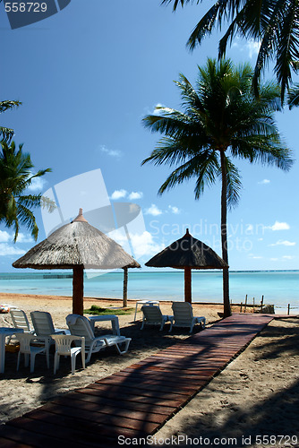 Image of Resort hotel in a tropical beach in Brazil