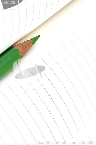 Image of Pencil and agenda