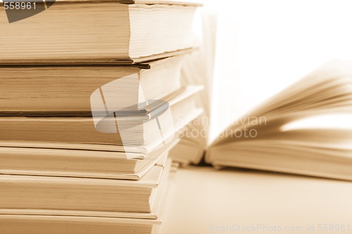 Image of stack of books