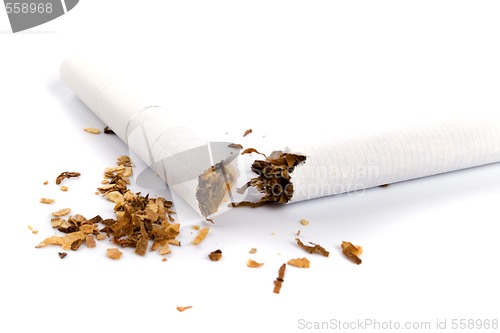 Image of broken cigarette