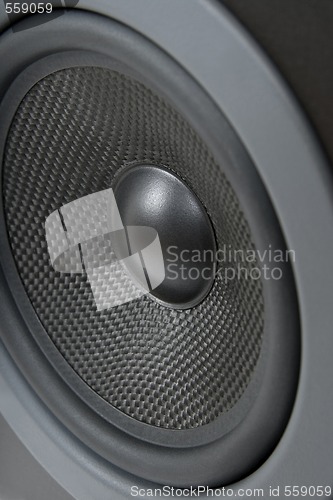 Image of Loud speaker closeup