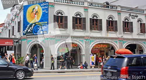 Image of street szene in Singapore